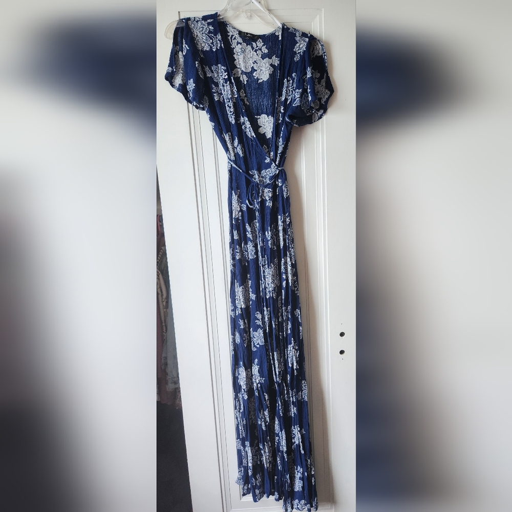 Lulus Maxi Wrap Dress